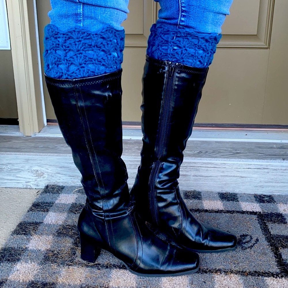 HANDMADE crocheted Belmont Boot Toppers